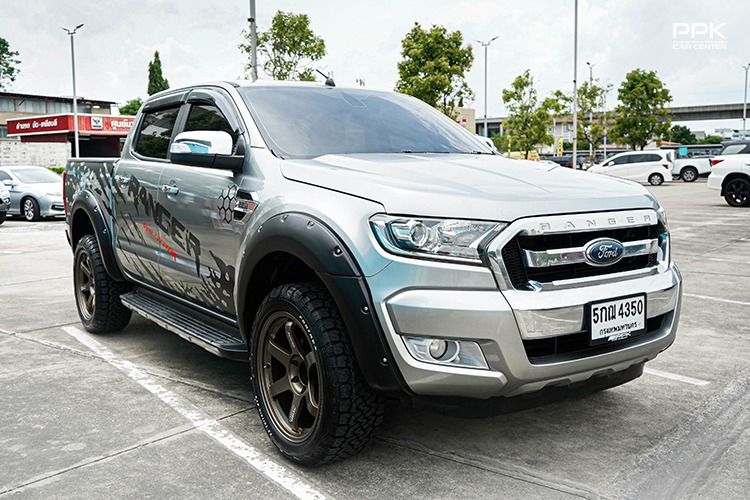 Ford Ranger 2016 2.2 Hi-Rider XLT Pickup ดีเซล ไม่ติดแก๊ส เกียร์อัตโนมัติ เทา รูปที่ 3