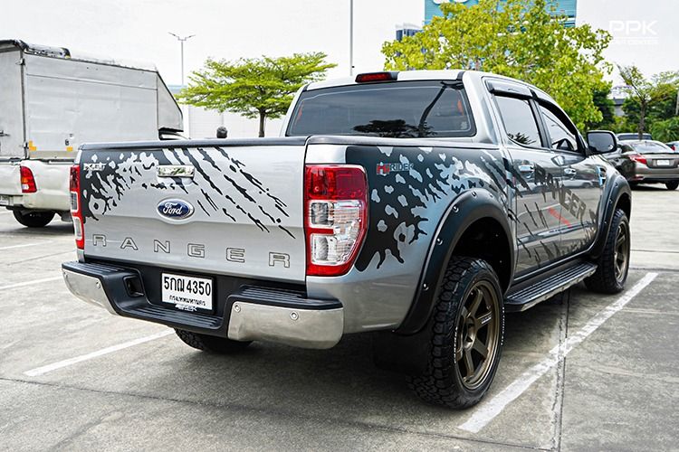 Ford Ranger 2016 2.2 Hi-Rider XLT Pickup ดีเซล ไม่ติดแก๊ส เกียร์อัตโนมัติ เทา รูปที่ 4