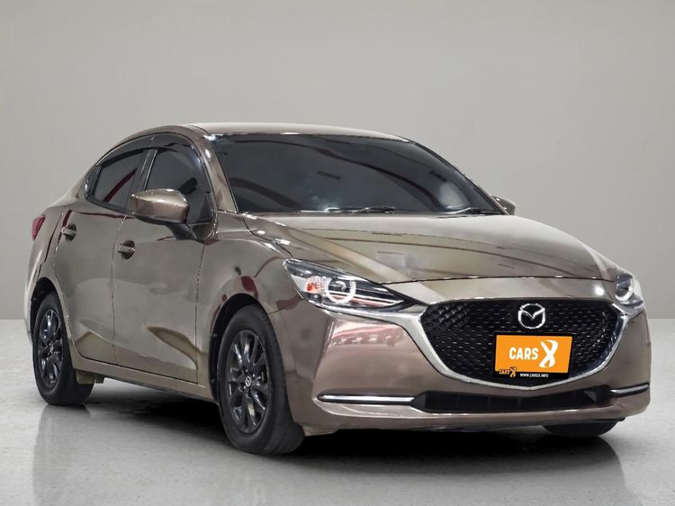 Mazda Mazda 2 2021 1.3 Skyactiv-G S Leather Sedan Sedan เบนซิน ไม่ติดแก๊ส เกียร์อัตโนมัติ น้ำตาล รูปที่ 3