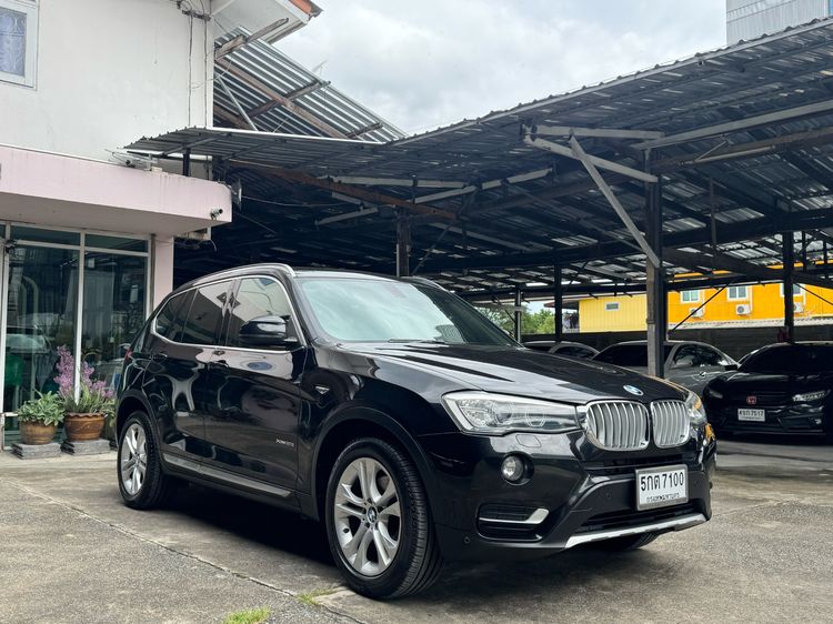 รถ BMW X3 2.0 xDrive20i 4WD สี ดำ