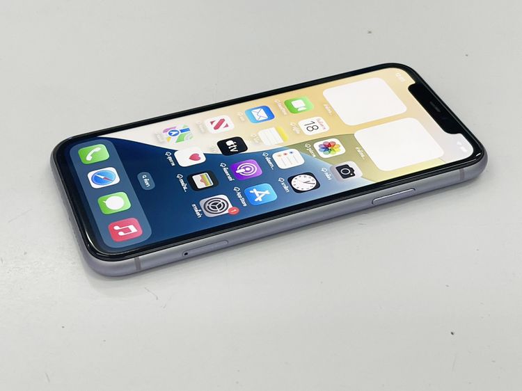 Iphone 11 64 GB LL ม่วง สภาพสวย สแกนได้ แบต 75 ใช้งานได้ดี ราคาถูกใจ รูปที่ 10
