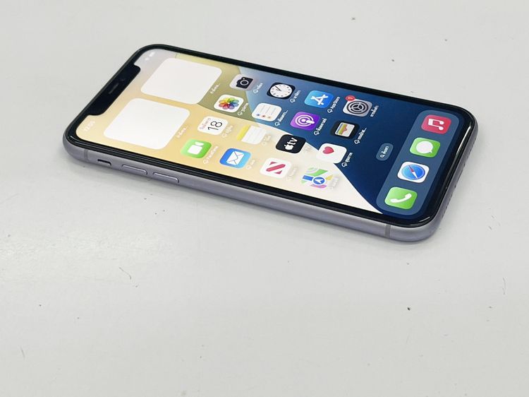 Iphone 11 64 GB LL ม่วง สภาพสวย สแกนได้ แบต 75 ใช้งานได้ดี ราคาถูกใจ รูปที่ 7