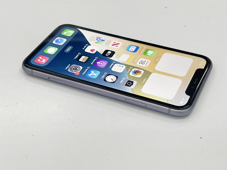 Iphone 11 64 GB LL ม่วง สภาพสวย สแกนได้ แบต 75 ใช้งานได้ดี ราคาถูกใจ รูปที่ 9