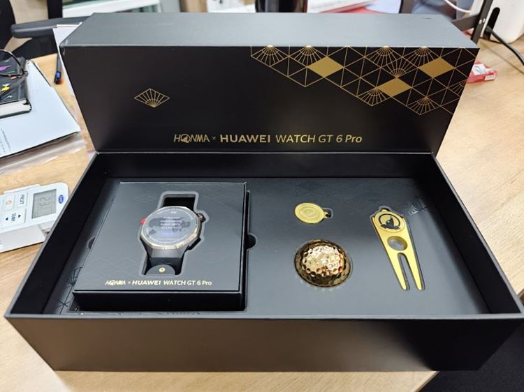 ดำ Huawei watch GT 6 Pro honma