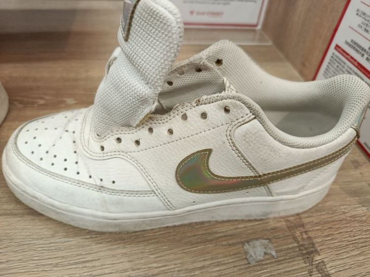 Nike รองเท้าผ้าใบ หนัง PU UK 4.5 | EU 37 1/3 | US 6 ขาว รองเท้า