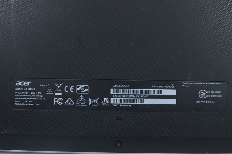 ACER ASPIRE 3 Ryzen 3 7320U RAM8.256GB รูปที่ 17