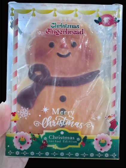 Snowman Gingerbread Squishy ลายธีมคริสต์มาสจากแบรนด์ Lisa รูปที่ 5