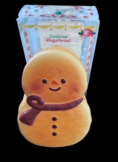 ตุ๊กตา Snowman Gingerbread Squishy ลายธีมคริสต์มาสจากแบรนด์ Lisa