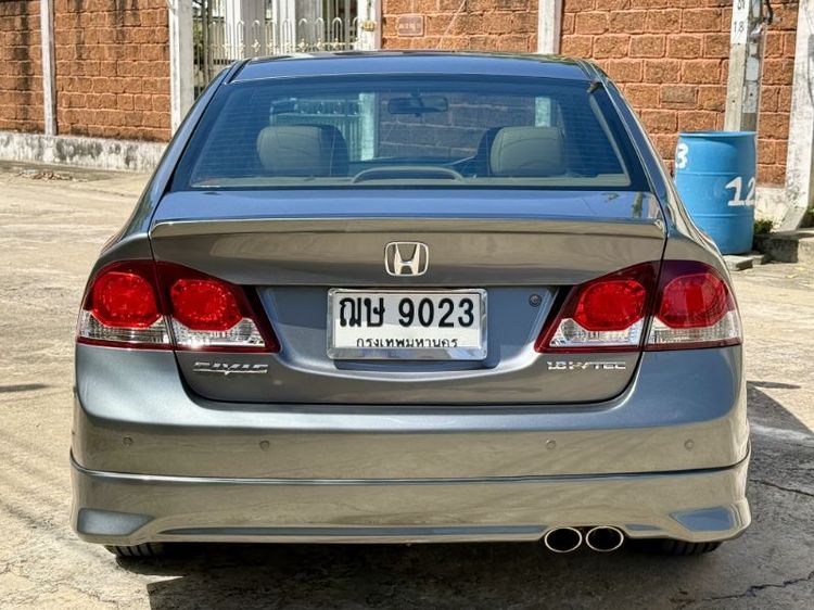 Honda Civic 2009 1.8 E i-VTEC Sedan เบนซิน ไม่ติดแก๊ส เกียร์อัตโนมัติ เทา รูปที่ 4