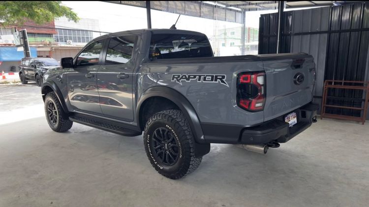 Ford Ranger 2022 Raptor 3.0 4WD Pickup เบนซิน เกียร์อัตโนมัติ เทา รูปที่ 4