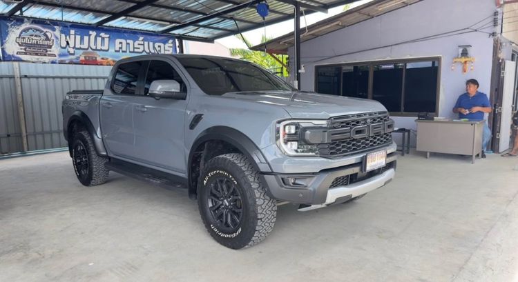 รถ Ford Ranger Raptor 3.0 4WD สี เทา