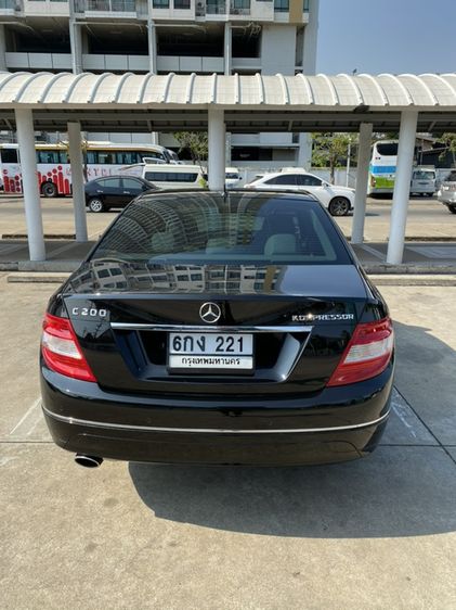 Mercedes-Benz C-Class 2009 C200 Kompressor Sedan เบนซิน เกียร์อัตโนมัติ ดำ รูปที่ 3
