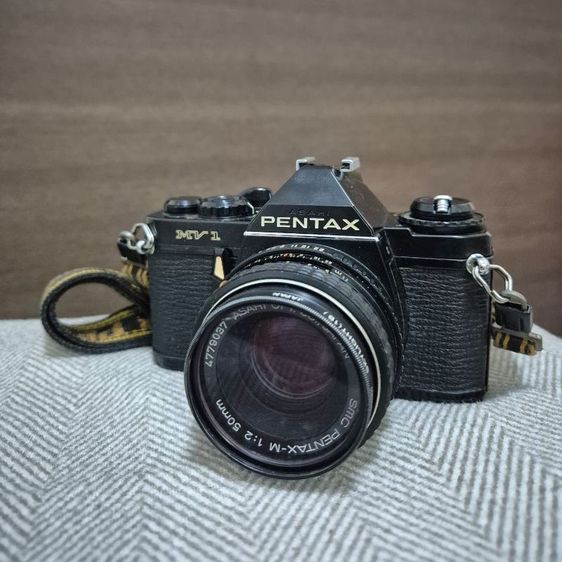 กล้อง PENTAX MV-1 + SMC Pentax-M 50mm F2 กล้องฟิล์ม SLR 35mm Vintage ญี่ปุ่น ขายตามสภาพ