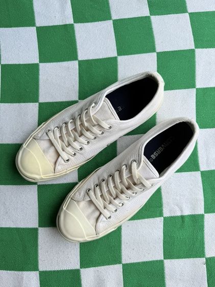 รองเท้าผ้าใบ ผ้า UK 9 | EU 43 1/3 | US 9.5 ขาว Converse jack purcell Japan edition🇯🇵