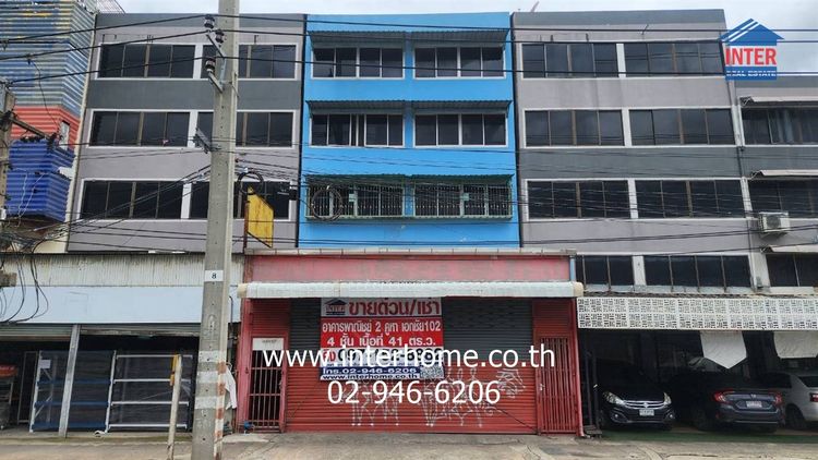 อาคารพาณิชย์ 4 ชั้น 41 ตร.ว. อาคารพาณิชย์ ใกล้เดอะริชพลาซ่า ซอยเอกชัย102-2 ถนนเอกชัย ถนนกาญจนาภิเษก เขตบางขุนเทียน กรุงเทพมหานคร รูปที่ 2