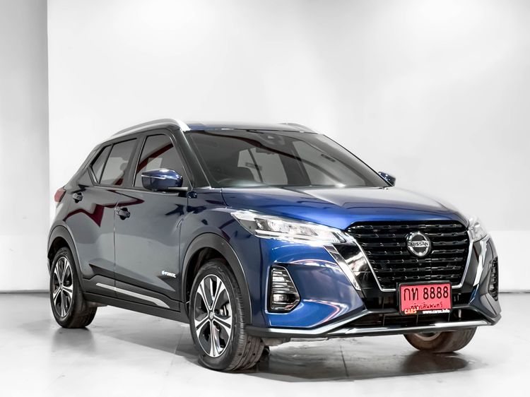 รถ Nissan Kicks 1.2 VL สี น้ำเงิน