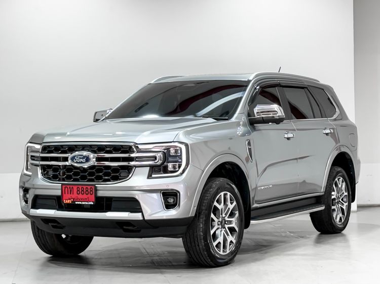 Ford Everest 2022 2.0 Titanium Plus 4WD Utility-car ดีเซล ไม่ติดแก๊ส เกียร์อัตโนมัติ บรอนซ์เงิน รูปที่ 3