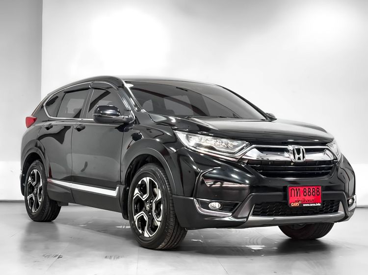 Honda CR-V 2017 2.4 EL 4WD Utility-car เบนซิน ไม่ติดแก๊ส เกียร์อัตโนมัติ ดำ
