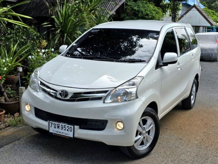 Toyota Avanza 2013 1.5 G Sedan เบนซิน ไม่ติดแก๊ส เกียร์อัตโนมัติ ขาว