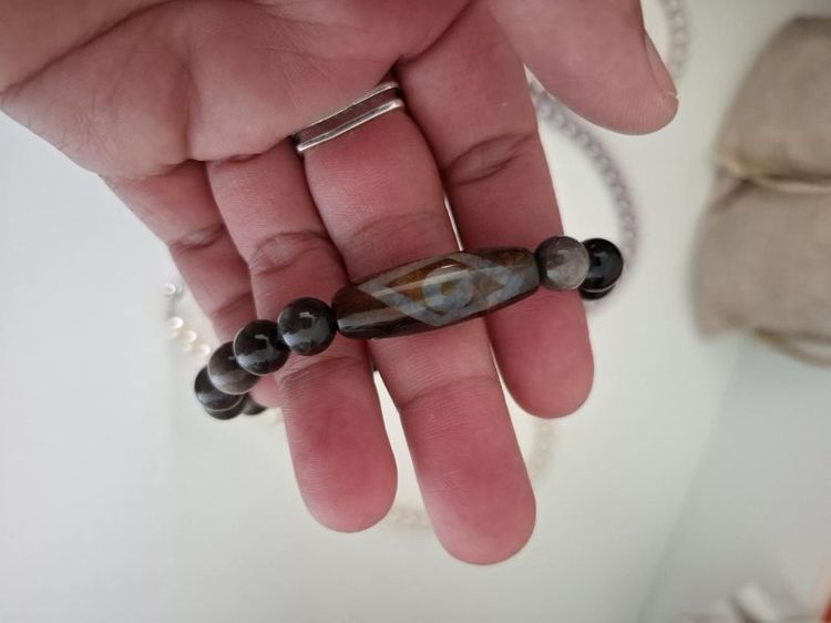 สร้อยข้อมือหินธิเบต รูปที่ 15