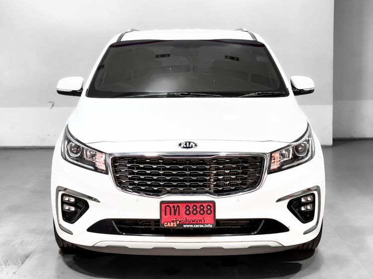 Kia Grand Carnival 2019 2.2 EX Van ดีเซล ไม่ติดแก๊ส เกียร์อัตโนมัติ ขาว รูปที่ 2