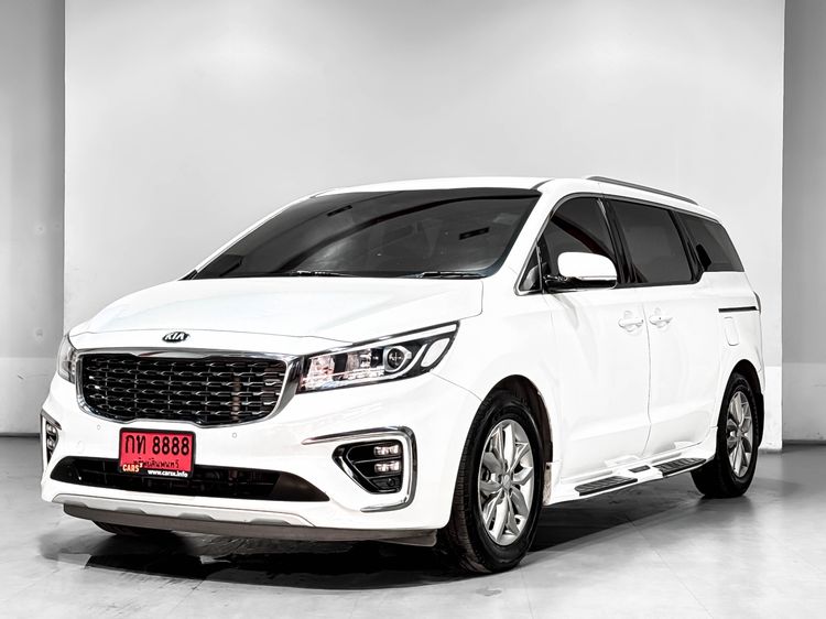 Kia Grand Carnival 2019 2.2 EX Van ดีเซล ไม่ติดแก๊ส เกียร์อัตโนมัติ ขาว รูปที่ 3