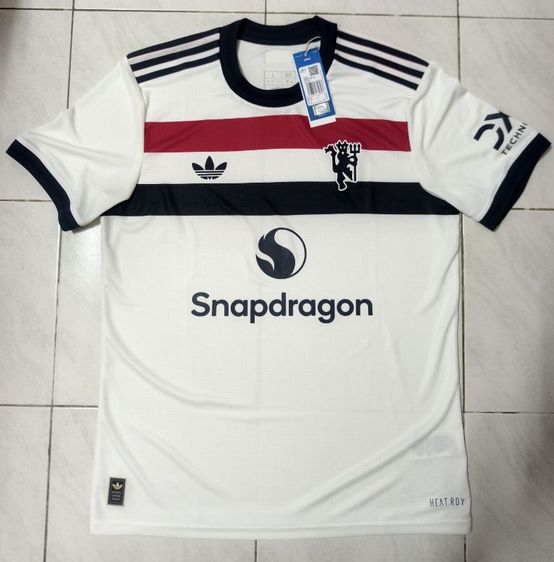 เสื้อเจอร์ซีย์ Adidas ผู้ชาย ครีม เสื้อเติด Manchester United  ปี 24/25