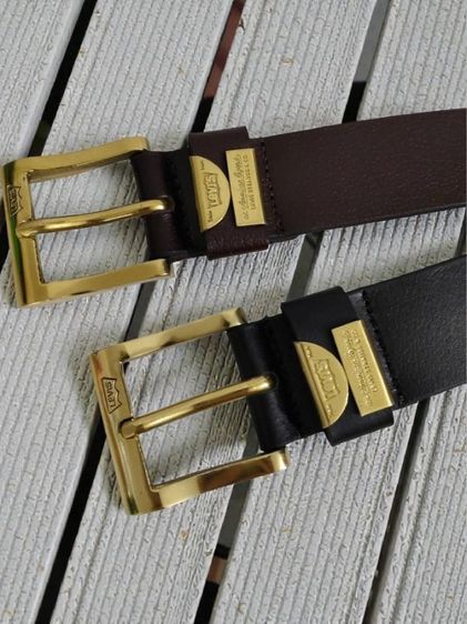 เข็มขัดหนัง Levi's ลีวายหัวทองเหลือง รูปที่ 2