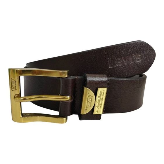 เข็มขัดหนัง Levi's ลีวายหัวทองเหลือง รูปที่ 4