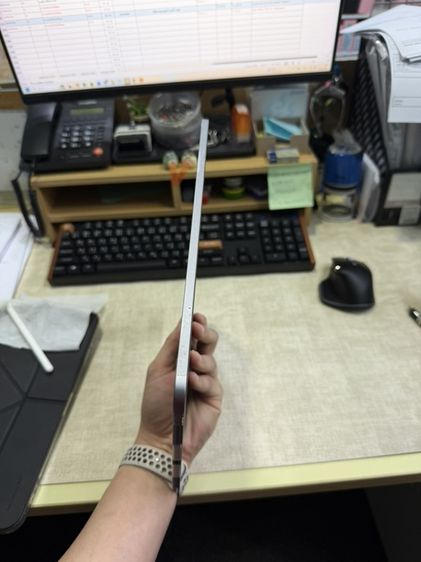 IPad Air M3 13” ความจุ 128GB ประกันหมดเดือน 10/26 สุภาพแบต100% จำนวนชาร์ท 84 รอบ รูปที่ 6