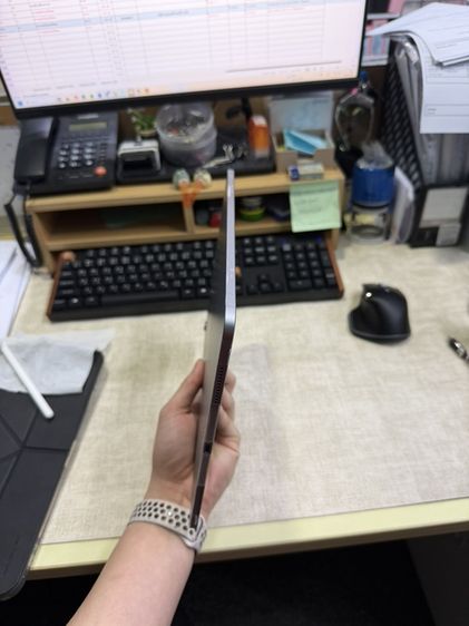IPad Air M3 13” ความจุ 128GB ประกันหมดเดือน 10/26 สุภาพแบต100% จำนวนชาร์ท 84 รอบ รูปที่ 5