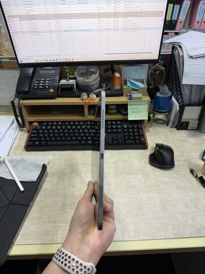 IPad Air M3 13” ความจุ 128GB ประกันหมดเดือน 10/26 สุภาพแบต100% จำนวนชาร์ท 84 รอบ รูปที่ 4