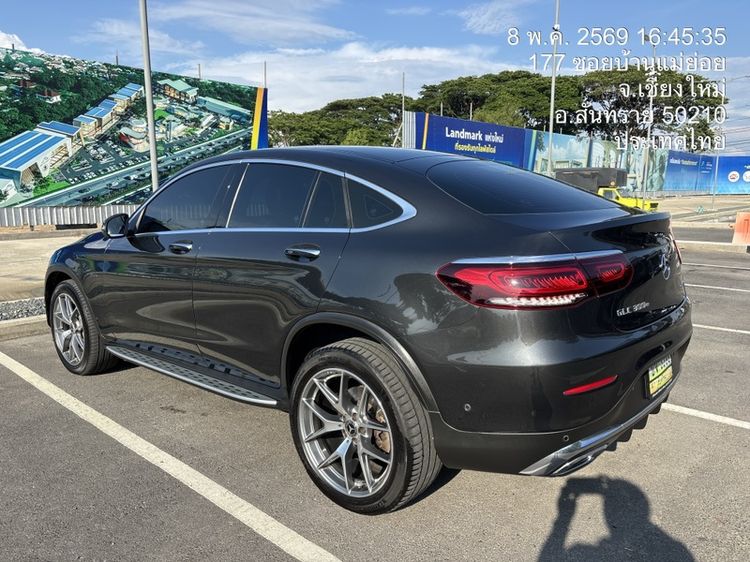 Mercedes-Benz GLC-Class 2021 GLC300e Utility-car ปลั๊กอินไฮบริด (PHEV) เกียร์อัตโนมัติ เทา รูปที่ 2
