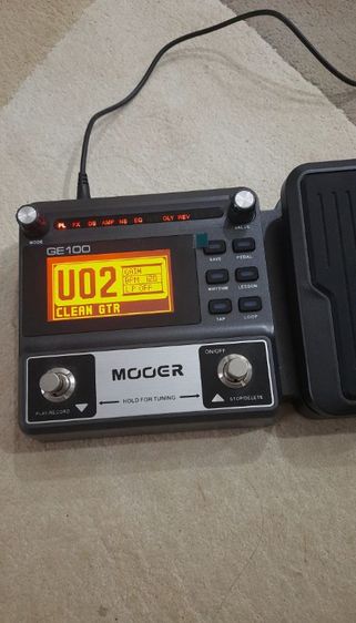 นัดรับขอนแก่น Mooer GE100 มัลติเอฟเฟคกีต้าร์และเสียงร้อง กีต้าร์ไฟฟ้าหรือกีต้าร์โปร่งได้ครบหมดจบในตัวเดียว
