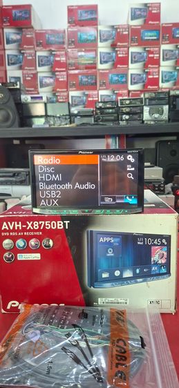 ขายdvd Pioneerจอ7"AVH-X8750BTมืแ2สวยงามอุปกรณ์ครบใช้งานได้ดีDVD BT HDMI USB AUX Apple Carplay Android ราคาขาย6399บาท0945482819 นนทบุรี รูปที่ 9