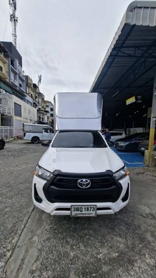 Toyota Hilux Revo 2021 2.4 E Pickup ดีเซล ไม่ติดแก๊ส เกียร์ธรรมดา เทา รูปที่ 2