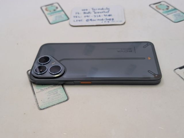 ขาย เทิร์น Tecno Pova 8 5G Ram 6 Rom 128 ศูนย์ไทย สภาพใหม่เอี่ยม อุปกรณ์ครบยกกล่อง ประกันยาว 11 เดือนกว่า เพียง 6,590 บาท ครับ รูปที่ 5