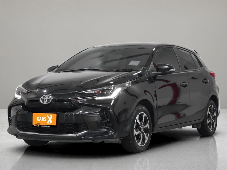 รถ Toyota Yaris 1.2 Smart สี ดำ
