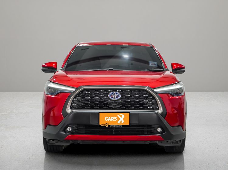 Toyota Corolla Cross 2021 1.8 Hybrid Premium Sedan ไฮบริด ไม่ติดแก๊ส เกียร์อัตโนมัติ แดง รูปที่ 2