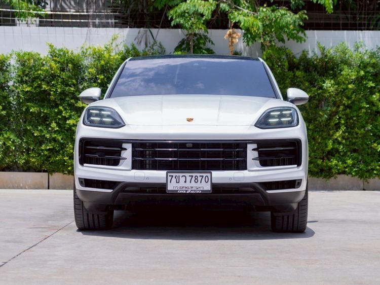 Porsche Cayenne 2023 3.0 E-Hybrid Coupé 4WD Utility-car ปลั๊กอินไฮบริด (PHEV) เกียร์อัตโนมัติ ขาว รูปที่ 3
