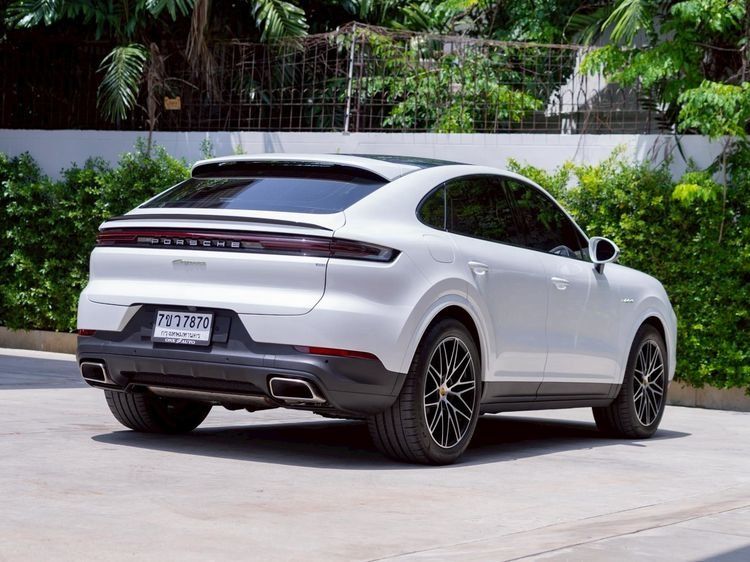 Porsche Cayenne 2023 3.0 E-Hybrid Coupé 4WD Utility-car ปลั๊กอินไฮบริด (PHEV) เกียร์อัตโนมัติ ขาว รูปที่ 4