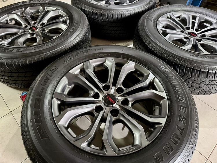 ล้อแท้TRD 18x8 พร้อมยาง BRIDGESTONE 265 60 18 ปี24 สวยงาม รูปที่ 8