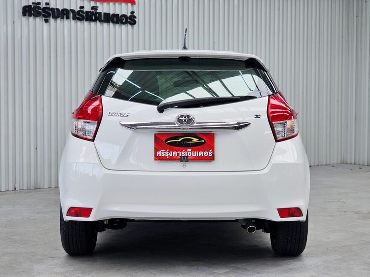 Toyota Yaris 2016 1.2 G Sedan เบนซิน ไม่ติดแก๊ส เกียร์อัตโนมัติ ขาว รูปที่ 4