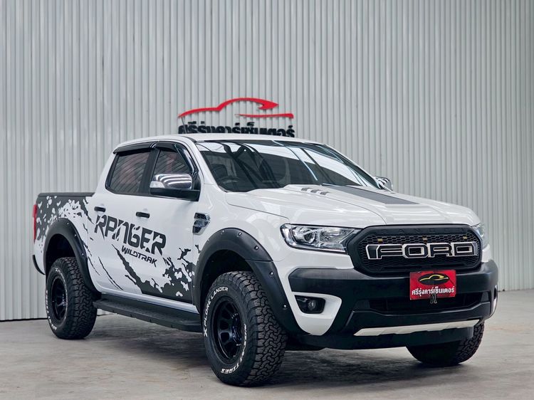 Ford Ranger 2019 2.2 Hi-Rider XLT Pickup ดีเซล ไม่ติดแก๊ส เกียร์ธรรมดา ขาว รูปที่ 3
