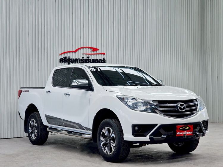Mazda BT-50 Pro 2019 2.2 Thunder Hi-Racer Pickup ดีเซล ไม่ติดแก๊ส เกียร์ธรรมดา ขาว รูปที่ 3