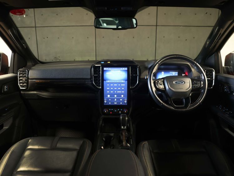 Ford Ranger 2023 2.0 Bi-Turbo Hi-Rider Wildtrak Pickup ดีเซล เกียร์อัตโนมัติ ส้ม รูปที่ 4