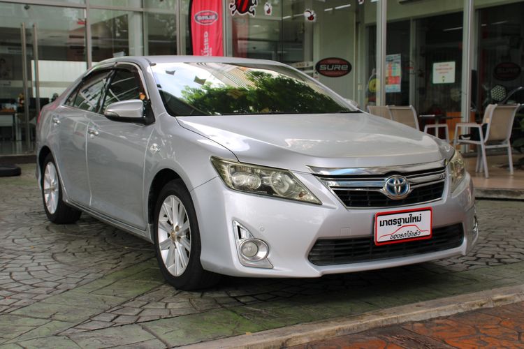 รถ Toyota Camry 2.5 Hybrid สี ฟ้า