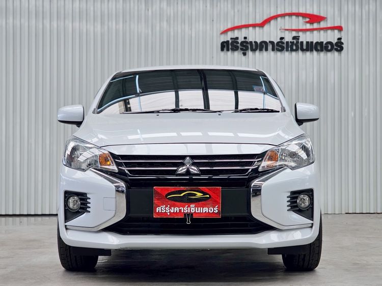 Mitsubishi Attrage 2022 1.2 Active Sedan เบนซิน ไม่ติดแก๊ส เกียร์อัตโนมัติ ขาว รูปที่ 2