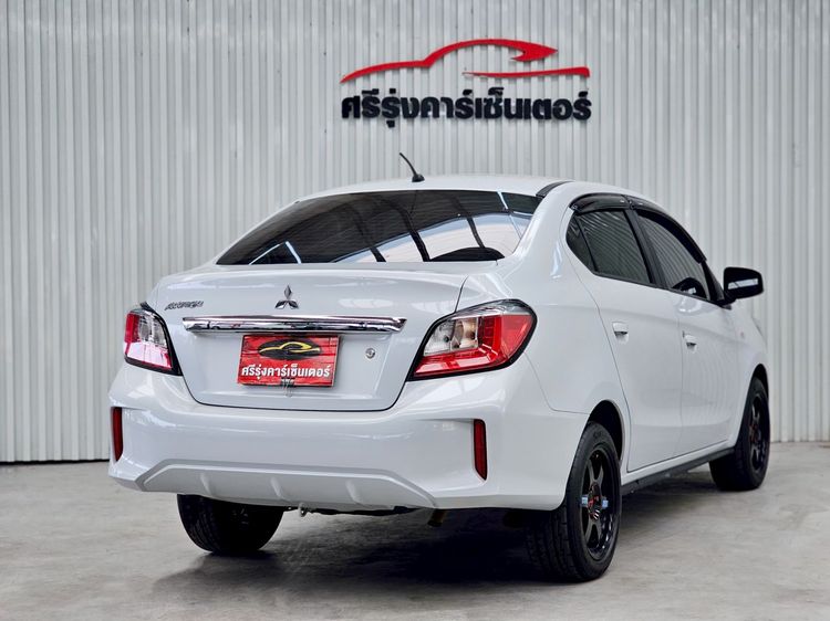 Mitsubishi Attrage 2022 1.2 Active Sedan เบนซิน ไม่ติดแก๊ส เกียร์อัตโนมัติ ขาว รูปที่ 4