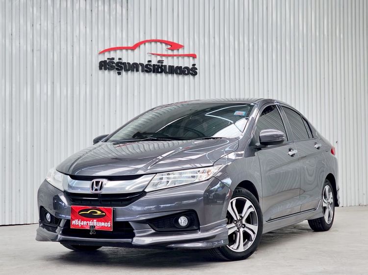 Honda City 2014 1.5 Sv i-VTEC Sedan เบนซิน ไม่ติดแก๊ส เกียร์อัตโนมัติ เทา